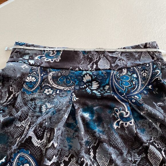 Jessica Paisley Design A Line Skirt Sz S - Picture 7 of 9